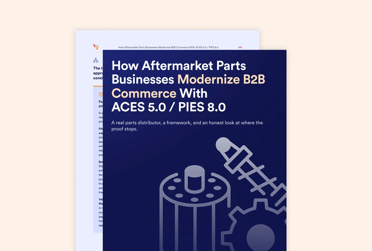 Playbook: How Aftermarket Parts Businesses Modernize B2B Commerce With ACES 5.0 and PIES 8.0