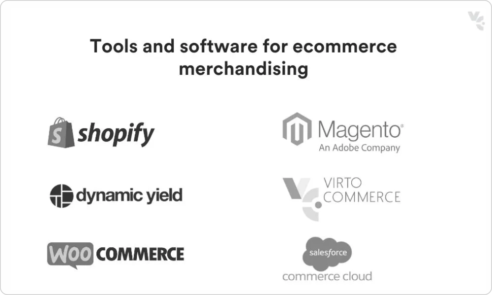 Tools and Software for eCommerce Merchandising examples
