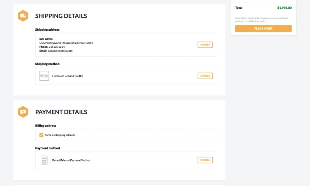 Virto dashboard
