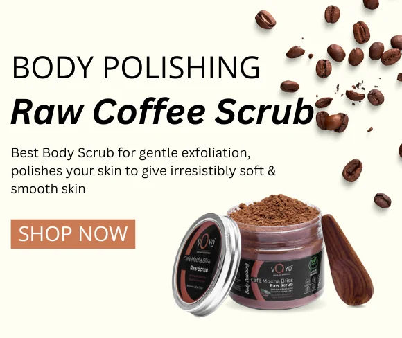 voyd raw coffee scrub banner