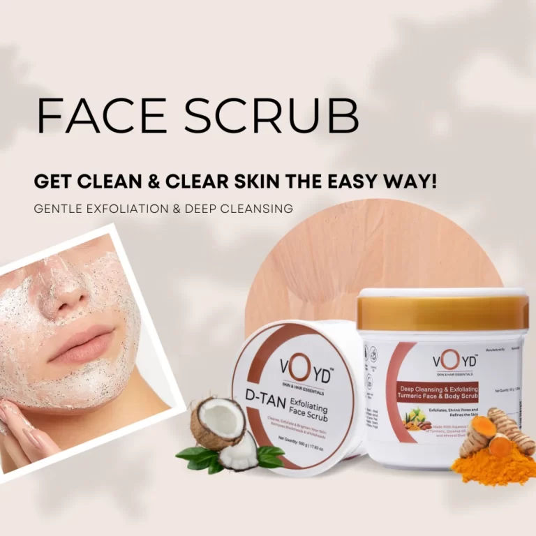 voyd face scrub
