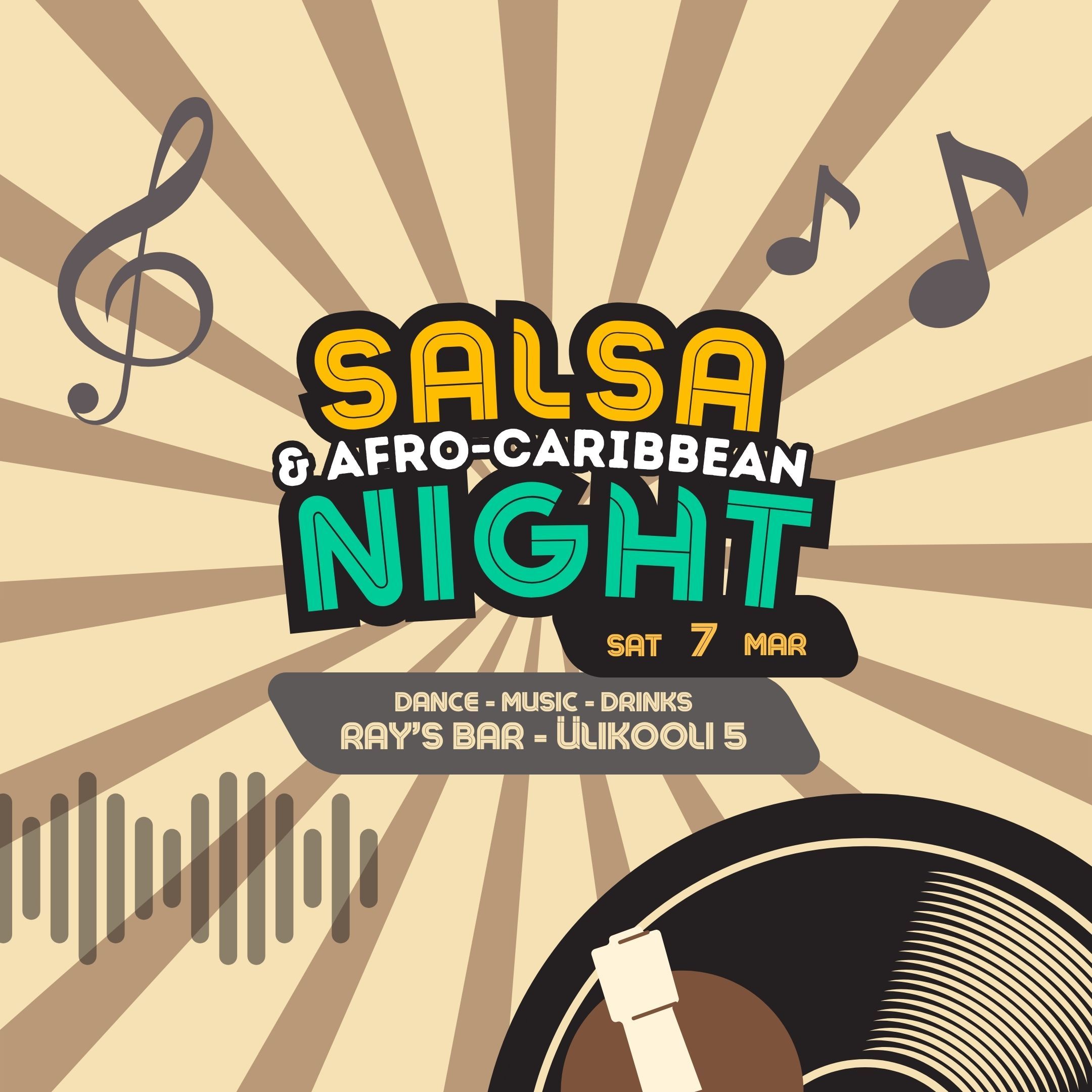 🌴 Salsa ja afro-kariibi õhtu Ray's baaris! 🕺💃