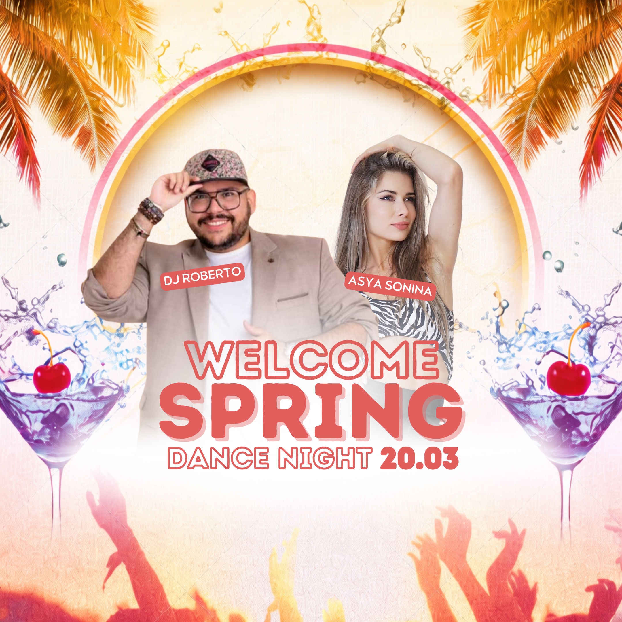 🌸 Welcome Spring Dance Night with Roberto & Asya! 🌸