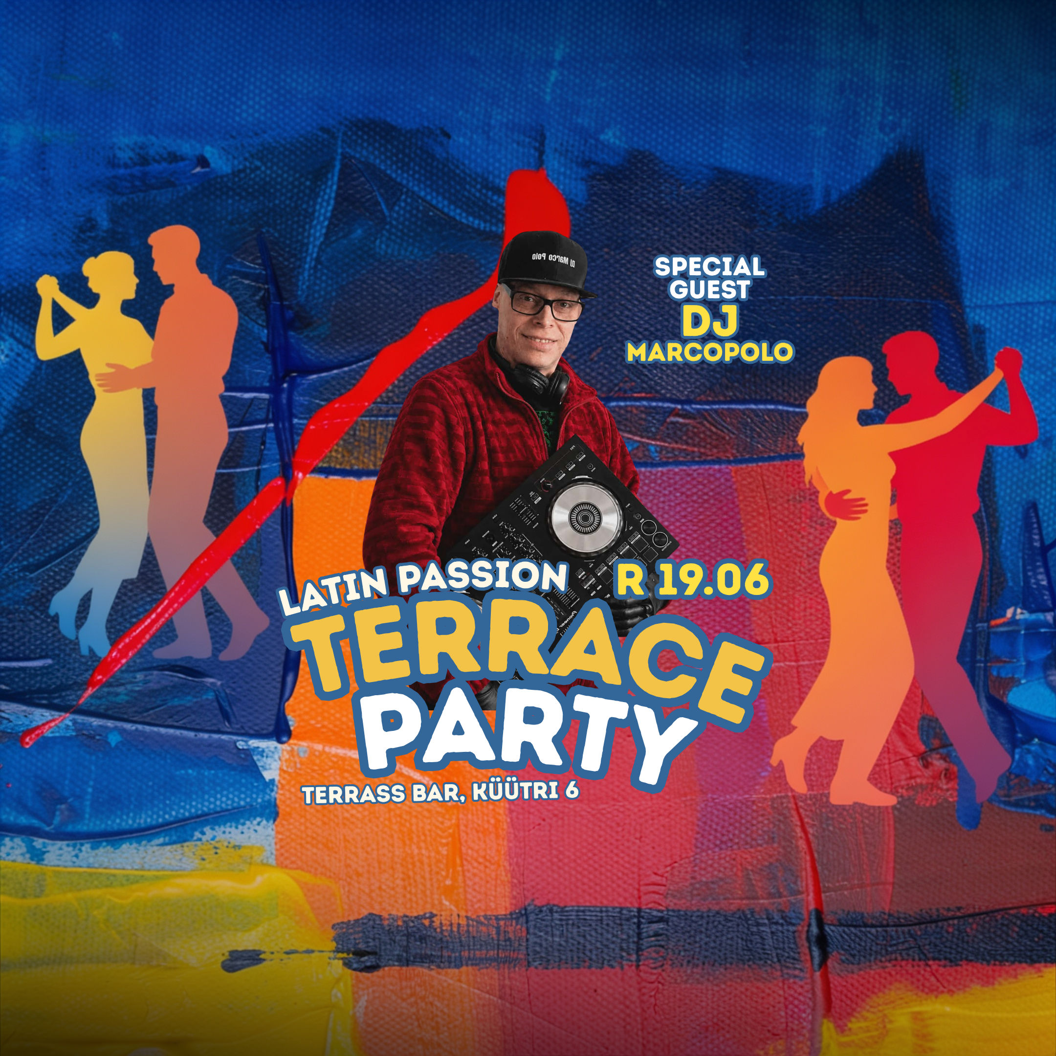 Latin Passion Terrace Party with DJ Marcopolo (Finland/Italy)