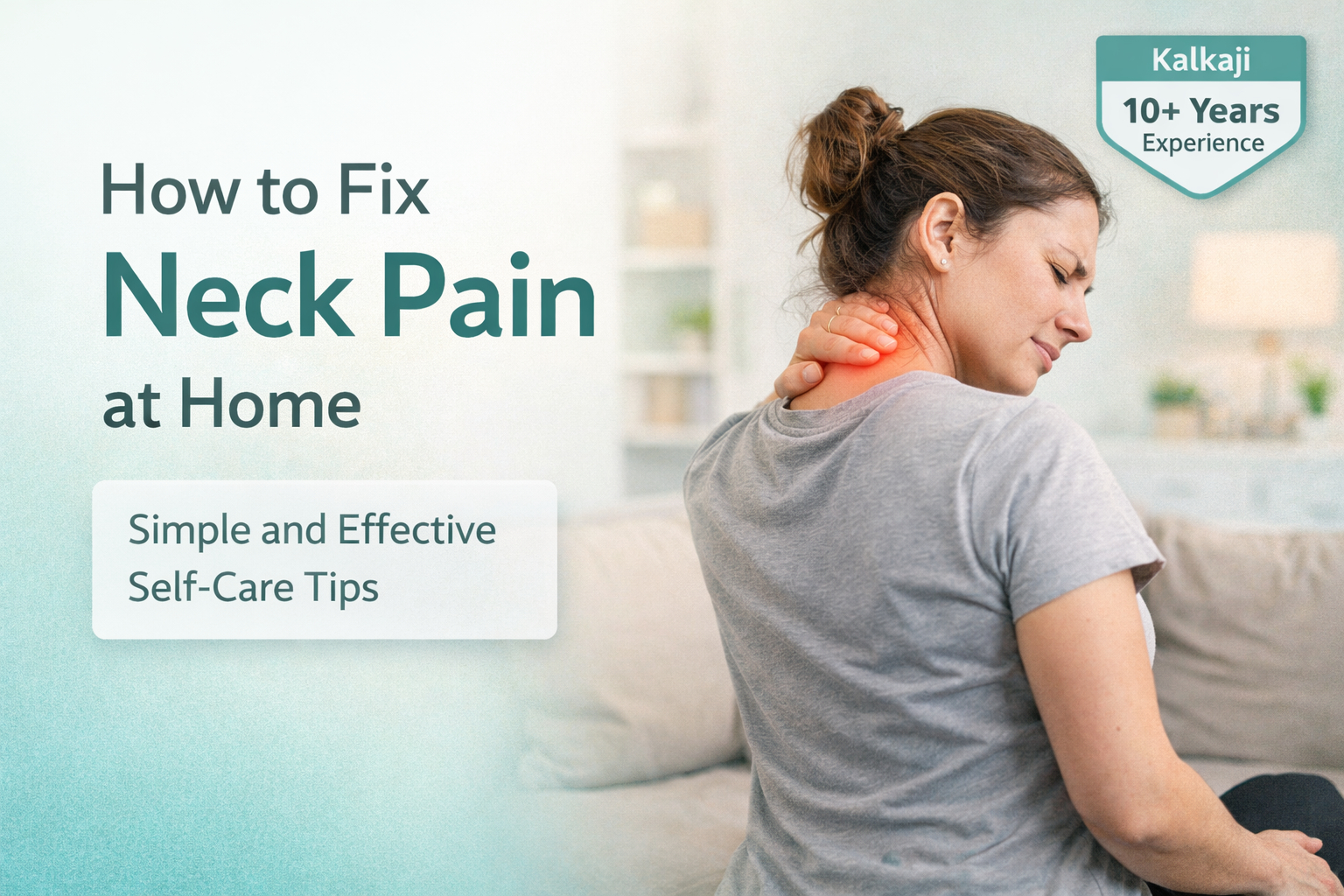 Neck Pain Relief Tips