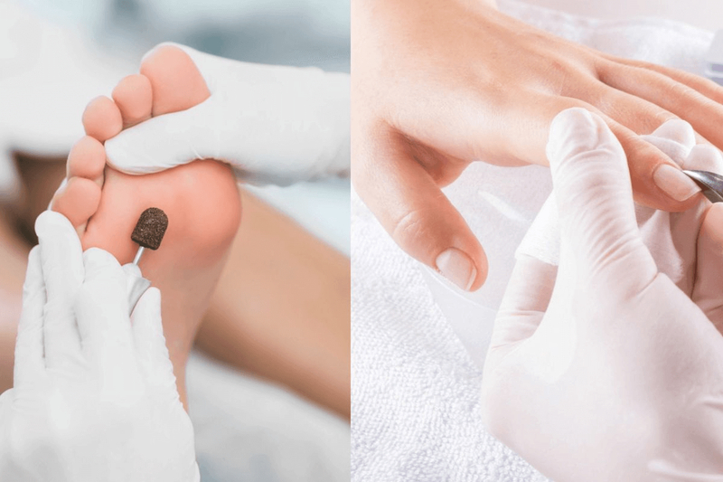 Med. Pedicure & manicure