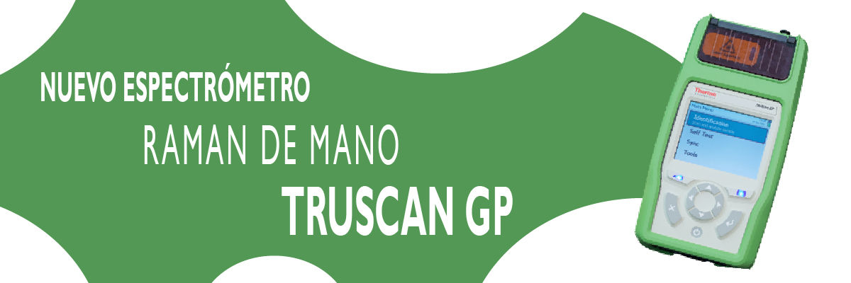 Nuevo Espectrómetro Raman de mano TruScan GP