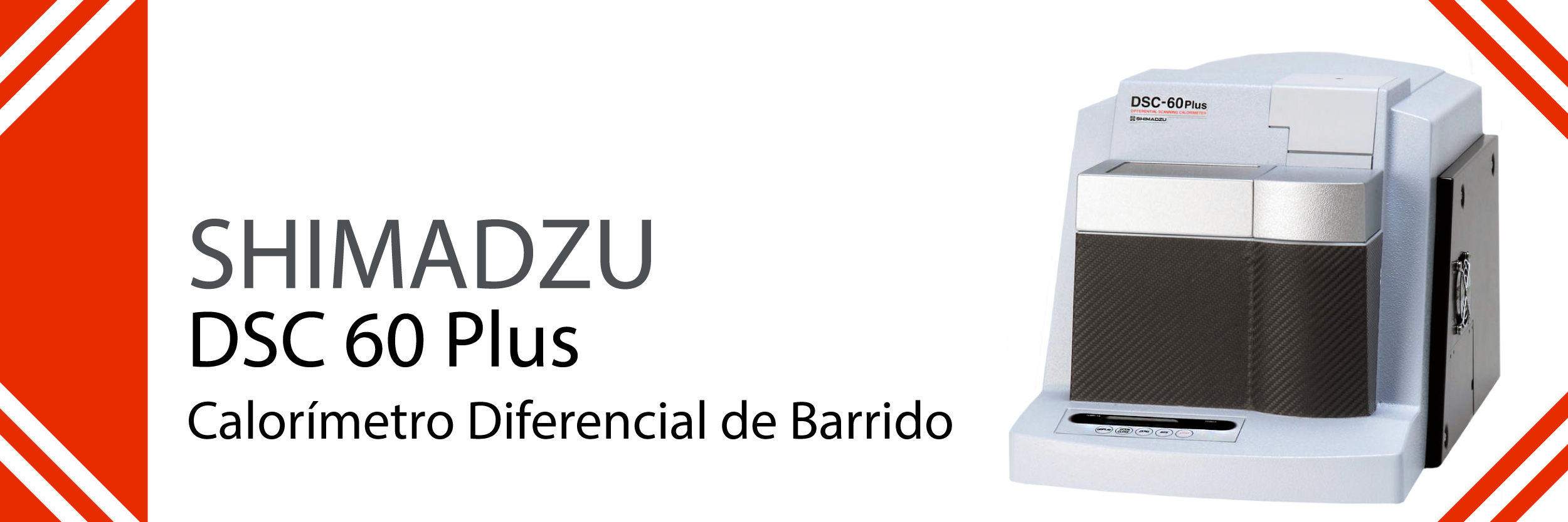 DSC-60 Plus: Sensibilidad y facilidad para el desarrollo de nuevos materiales de alta calidad