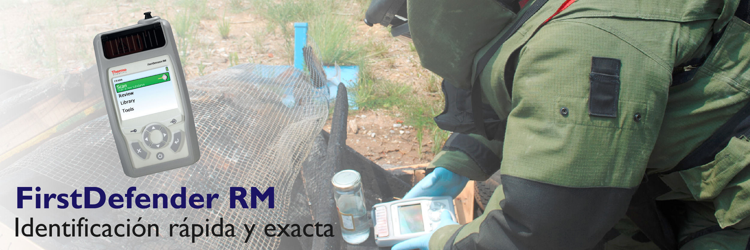 FirstDefender RM: Sistema de identificación química