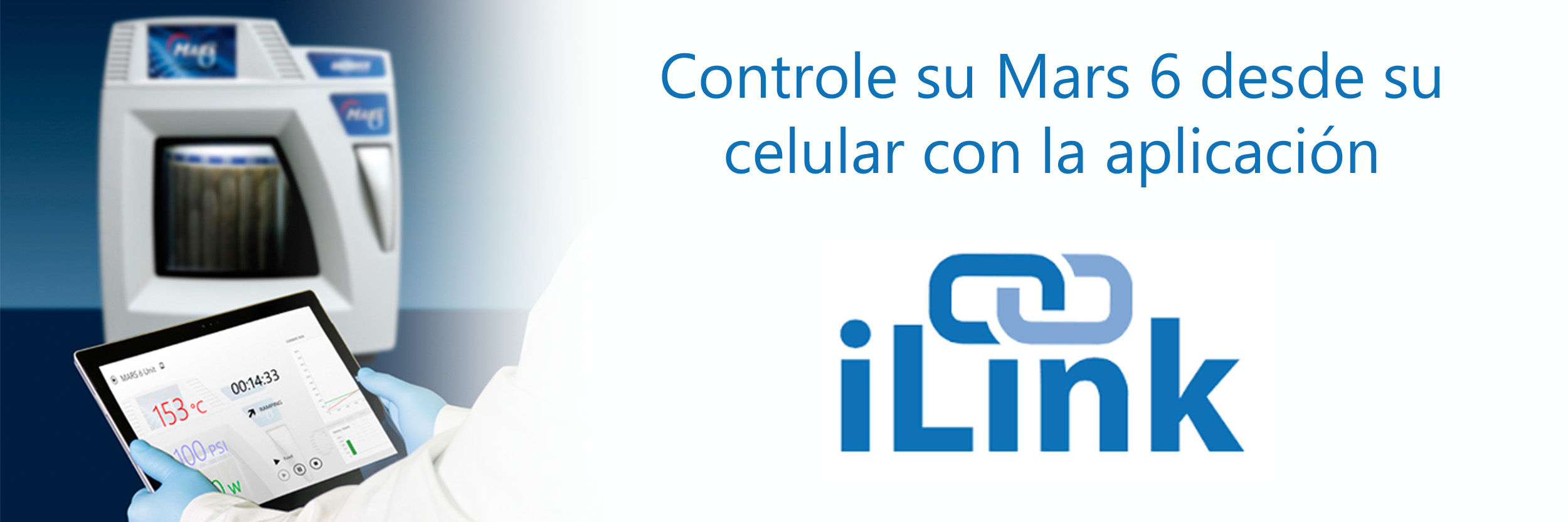 Controle su Mars 6 desde su celular con la app iLink