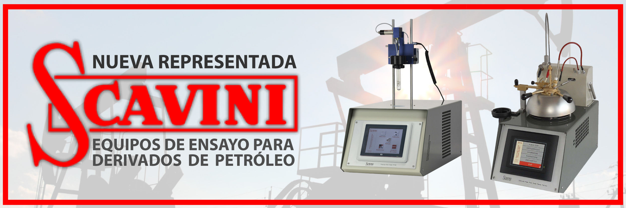 JENCK incorpora los equipos de ensayo para derivados de petróleo de SCAVINI