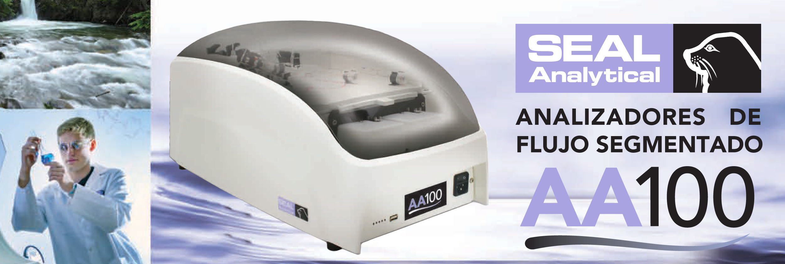 Seal AA100: Analizador de flujo segmentado continuo compacto