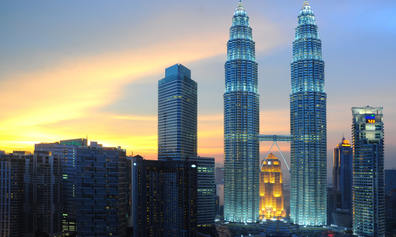 Twin Tower in Kuala Lumpur, Malaysia