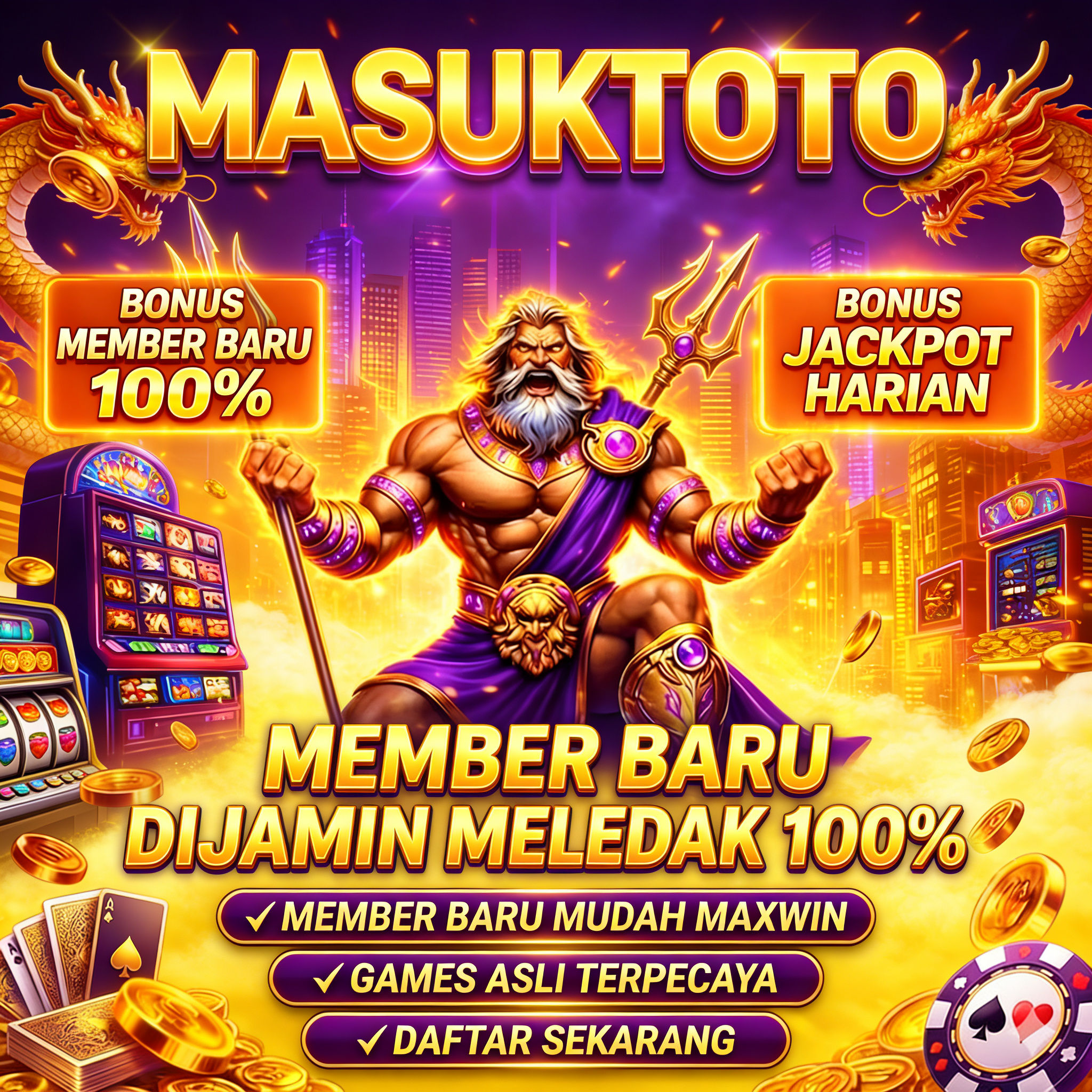 Galeri foto MASUKTOTO: Situs Slot Scatter Hitam & Pola Jam Gacor Terupdate di Jakarta