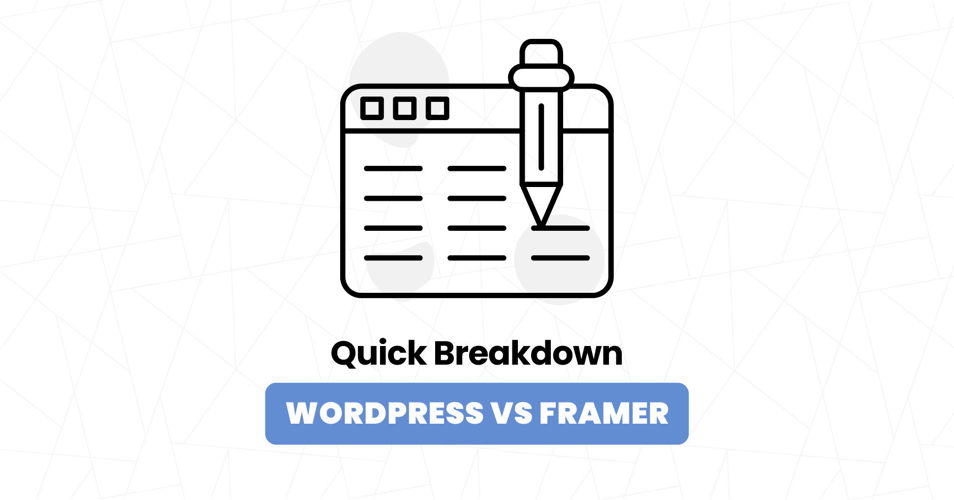 WordPress vs Framer