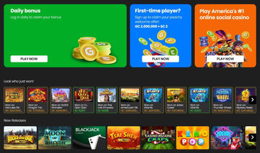 Chumba Social Casino homepage for Ohio users