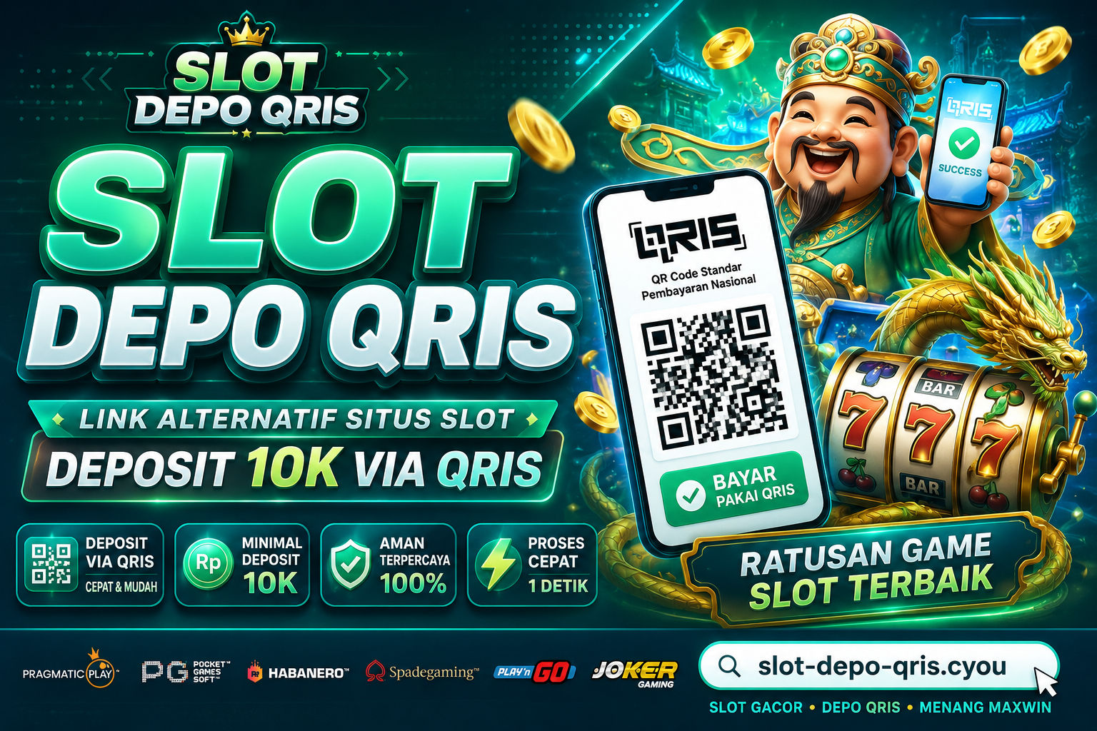Slot Depo Qris Front Black 