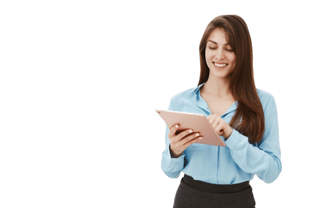 Women with Tab
