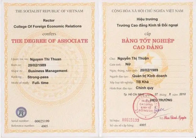 Mua Bằng Cao Đẳng Uy Tín - NhanLamBangDaiHoc.com