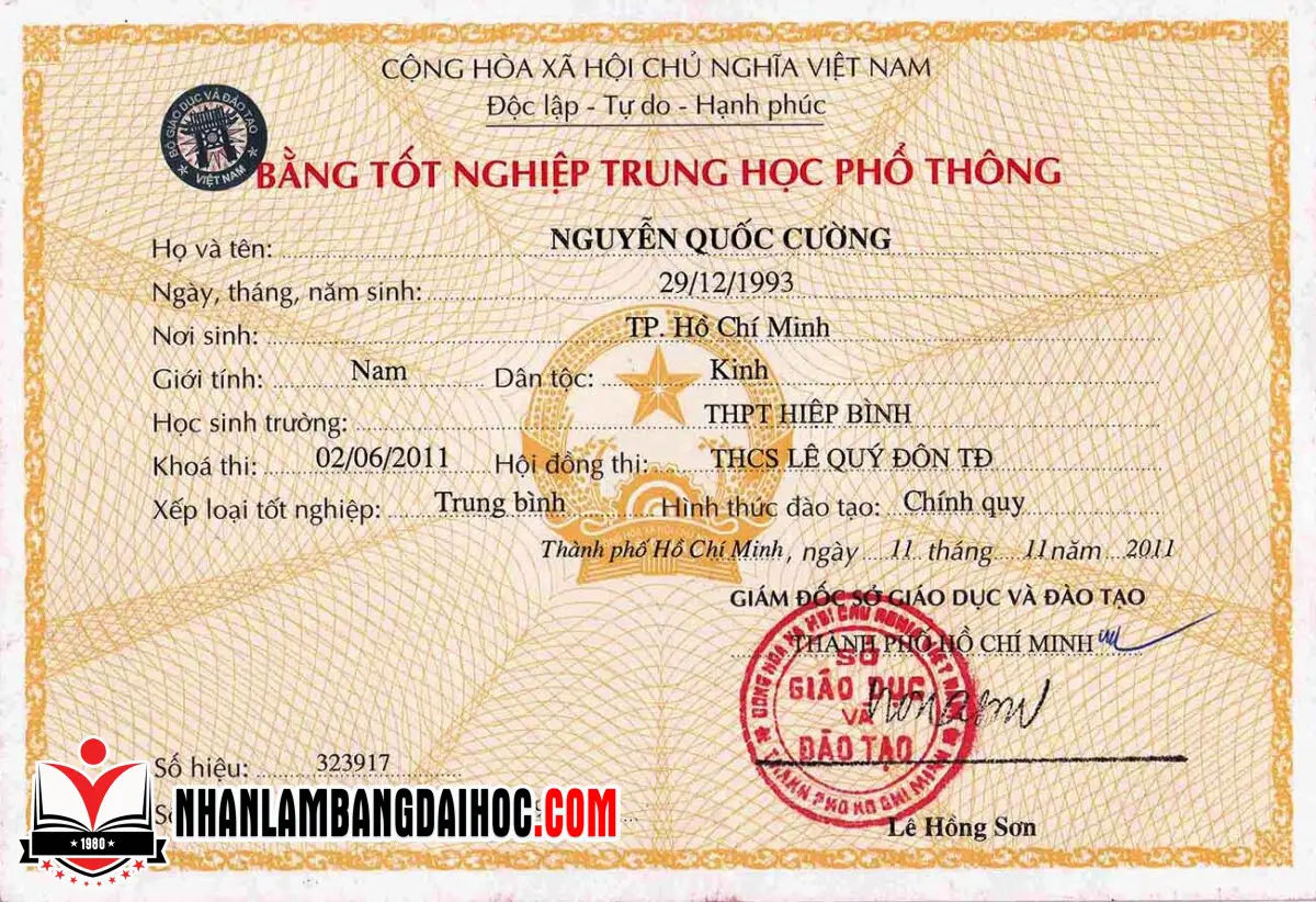 Thu Nhập Cao Vì Làm Bằng Cấp 3 Thật