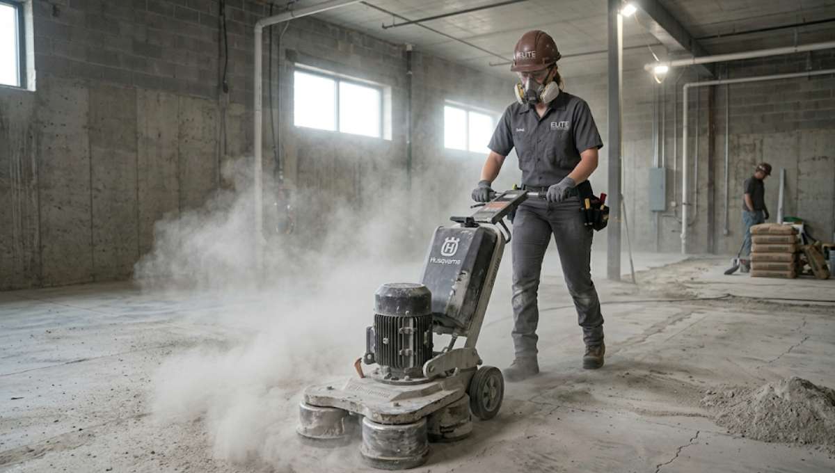 Concrete Floor Water Damage Repair in Grand Prairie, TX