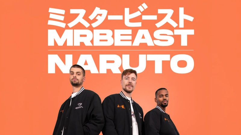 YouTuber MrBeast y Naruto Anime colaboran en ropa, merchandising y más de edición limitada