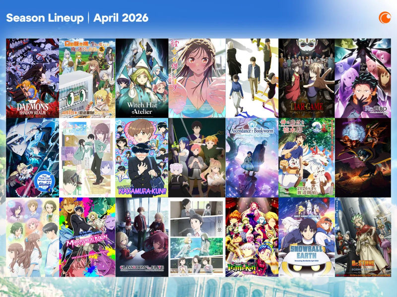 Crunchyroll calendario anime primavera 2026: todos los estrenos