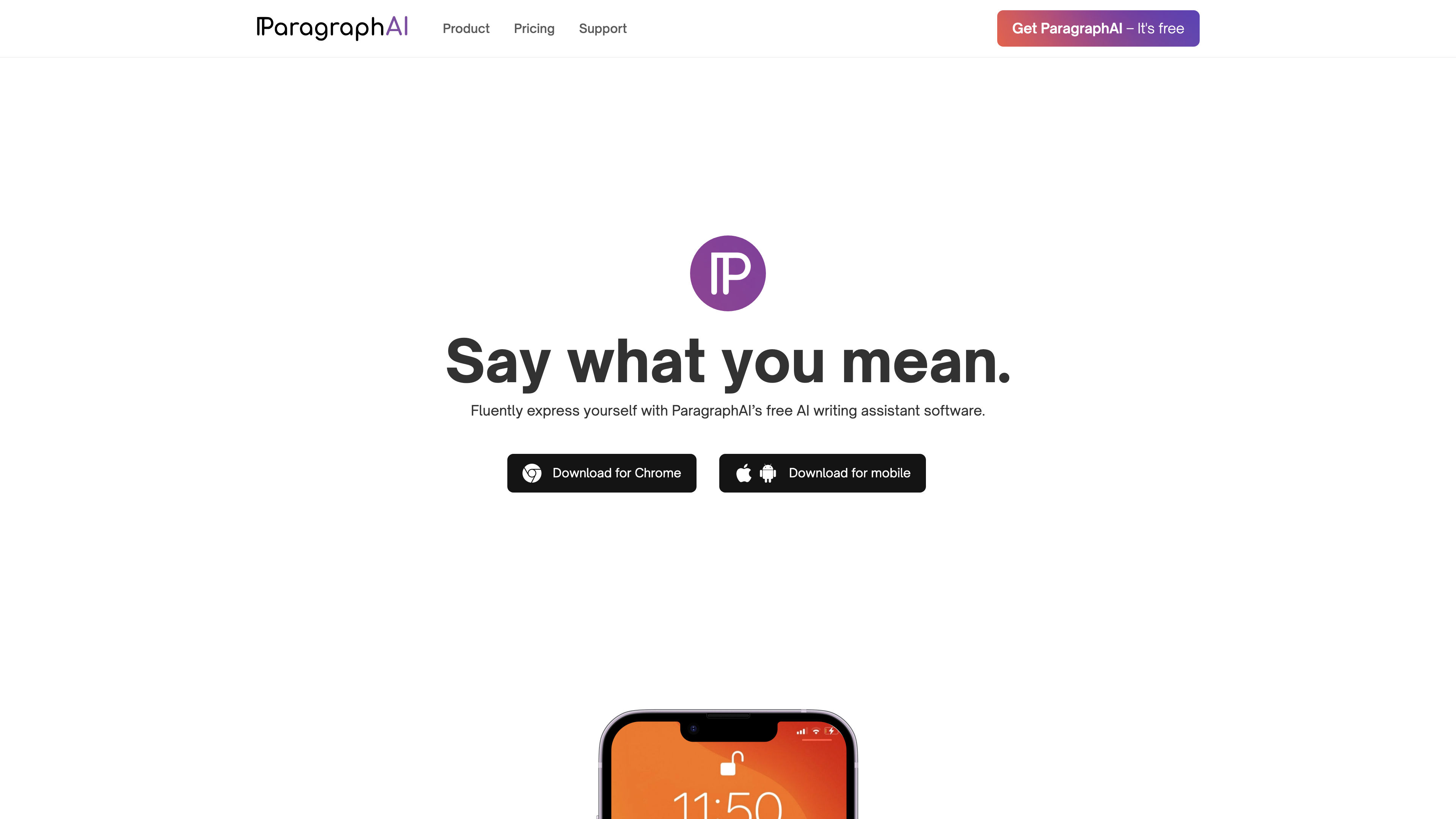 Best AI Writing Assistant App: Try ParagraphAI for Free