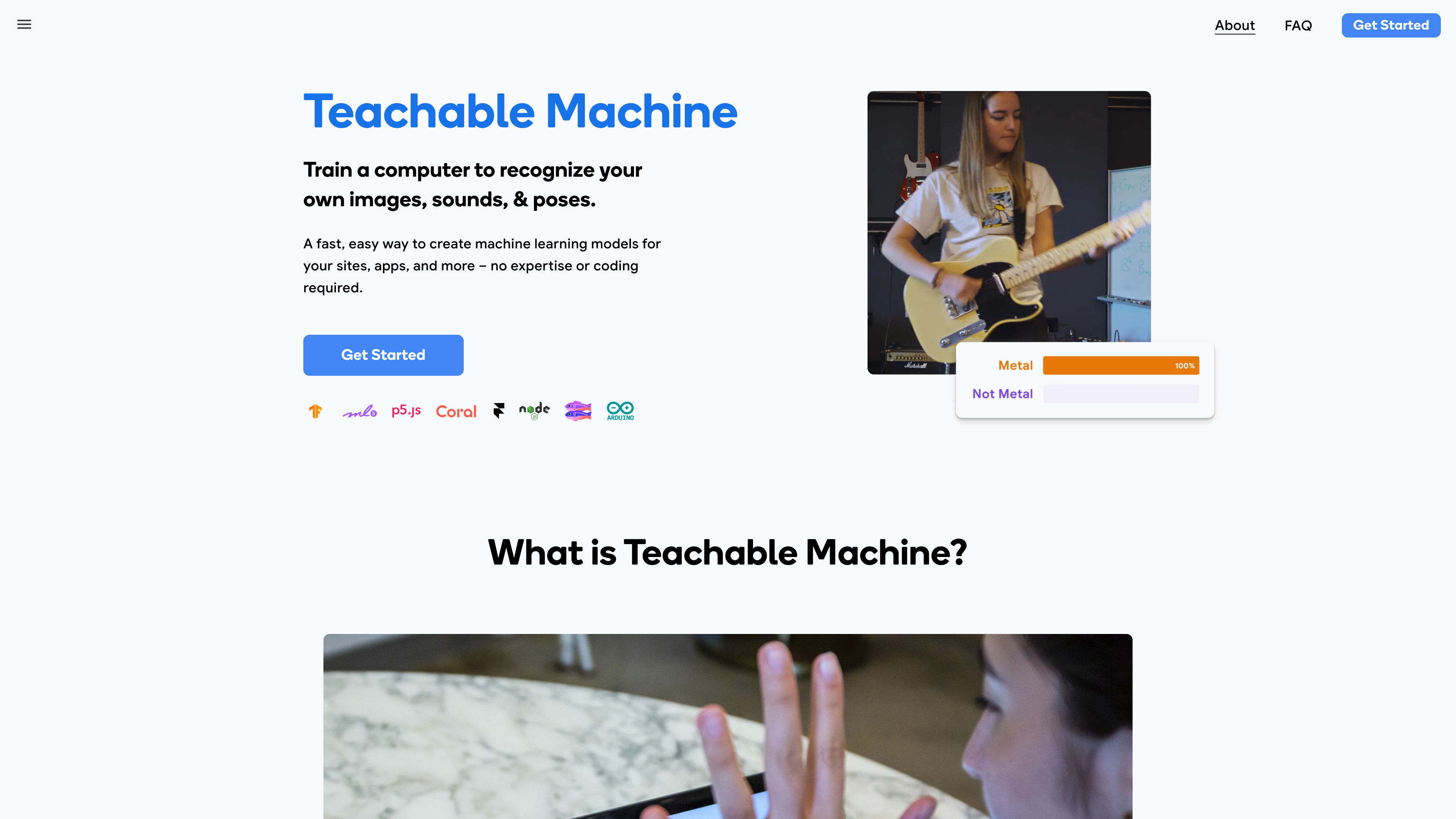 Teachable Machine