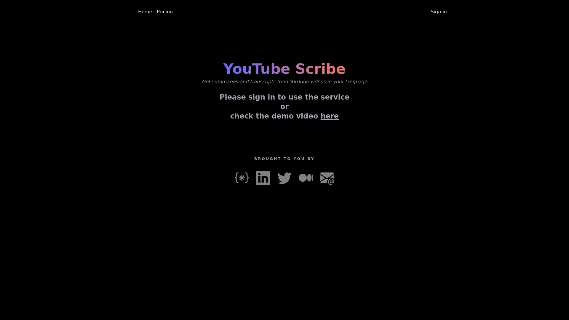 YouTube Scribe