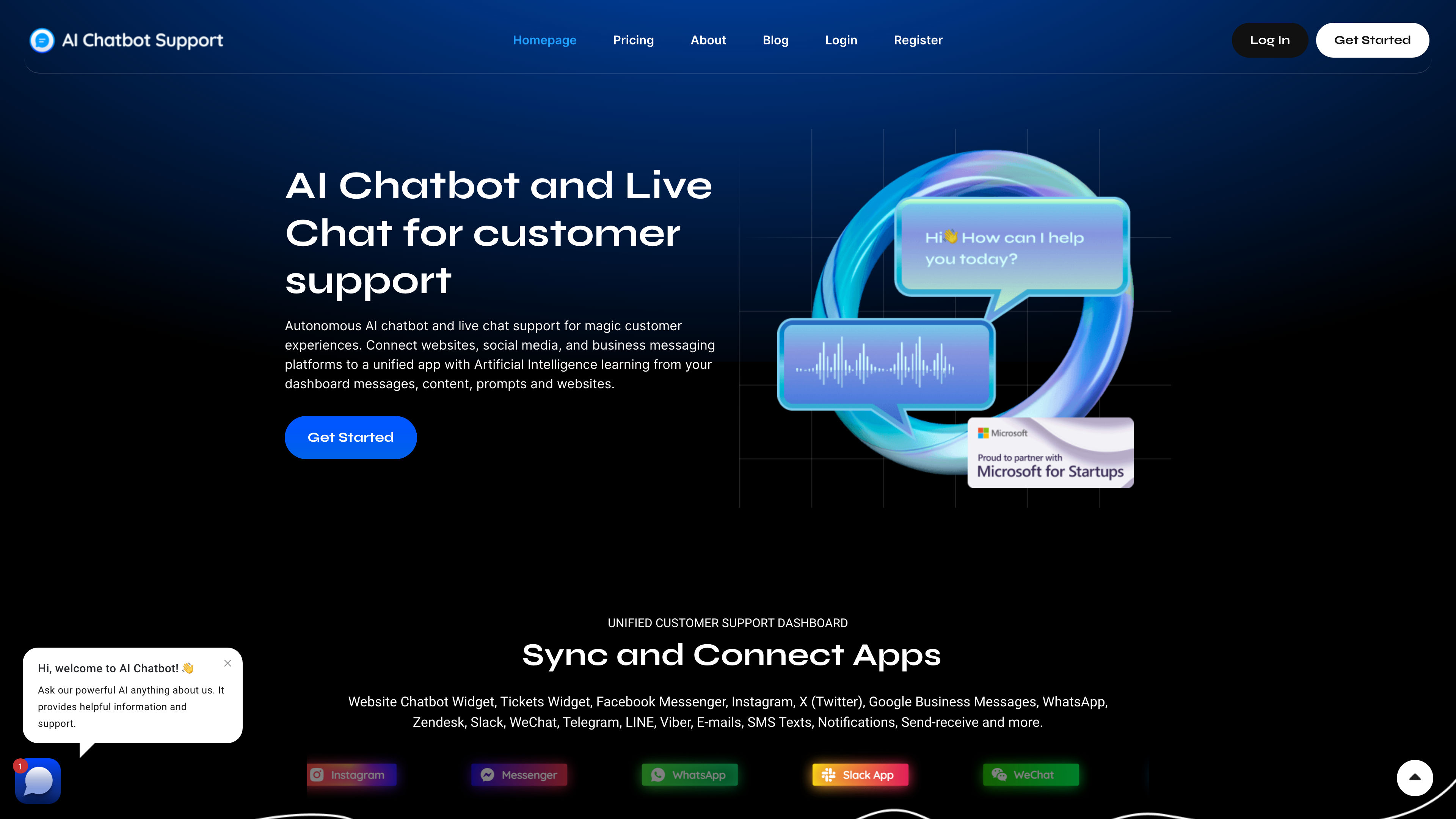 AI Chatbot Support