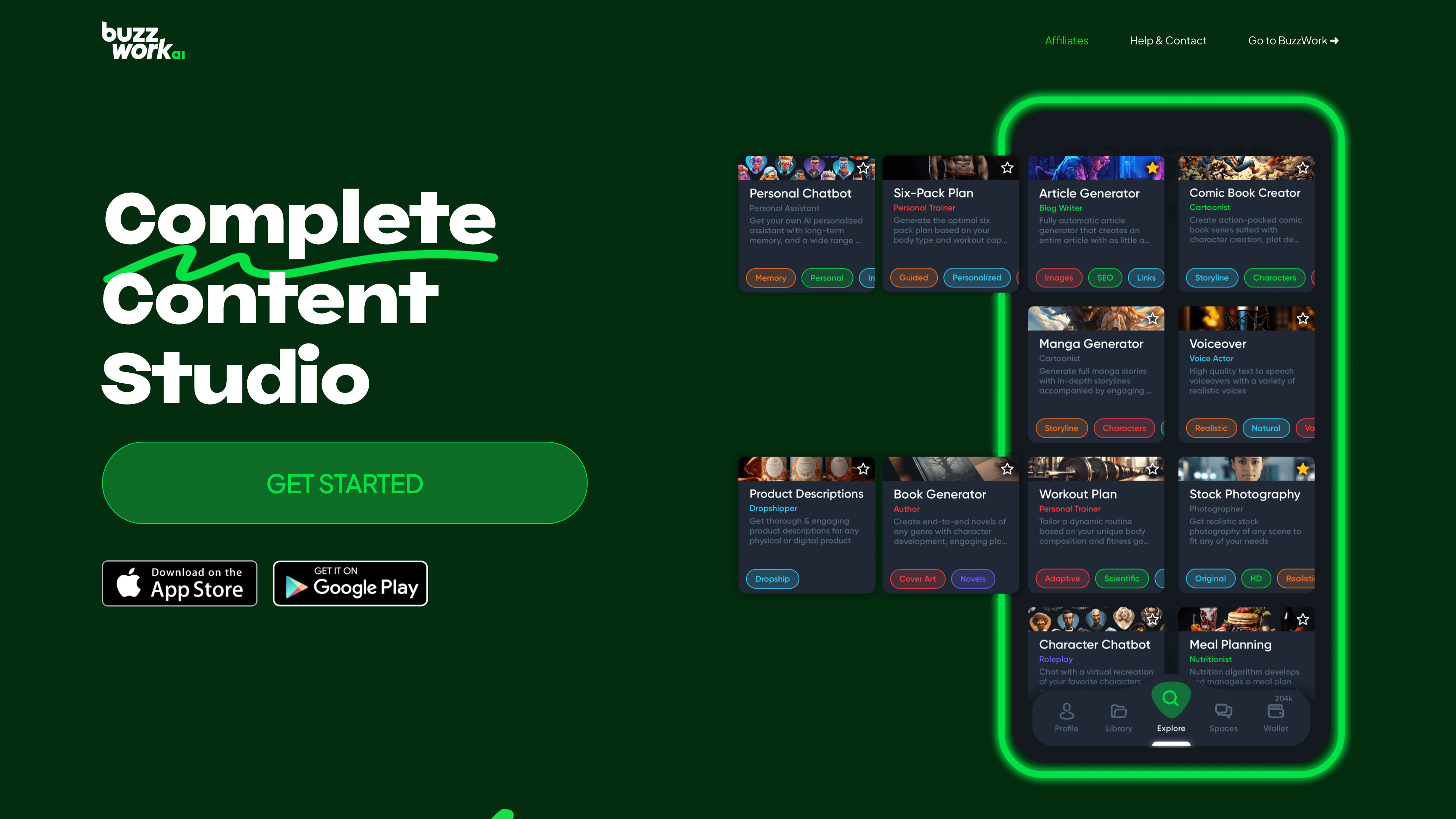 BuzzWork.ai – AI Content Suite