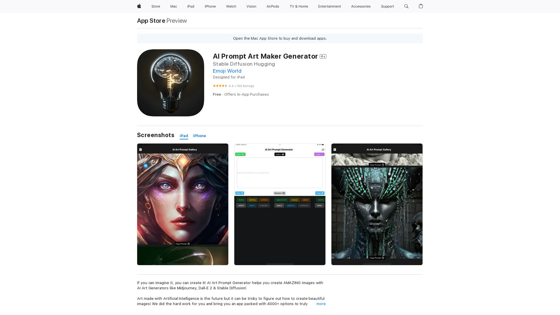 AI Prompt Art Maker Generator