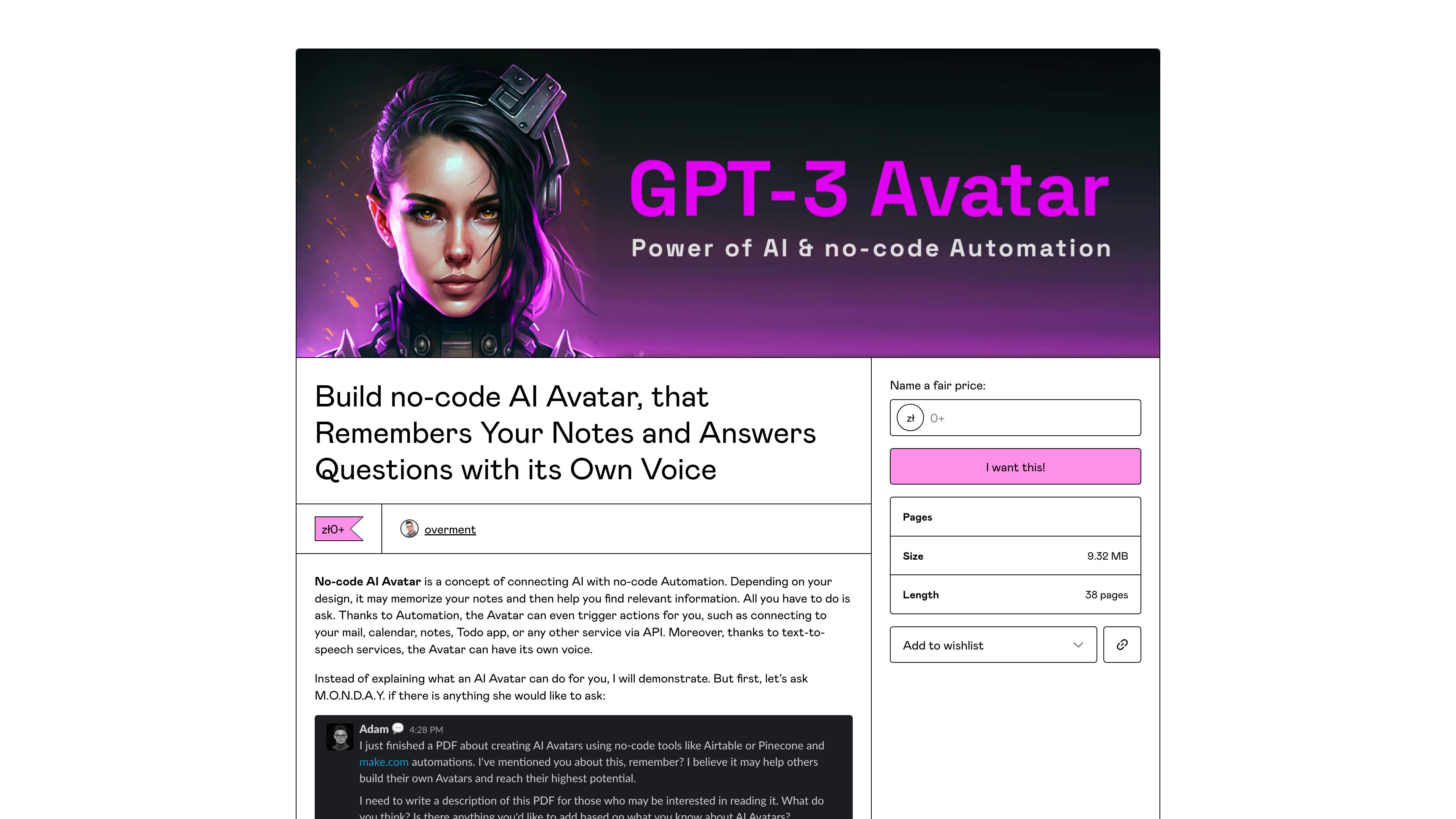 Gpt 3 Avatar