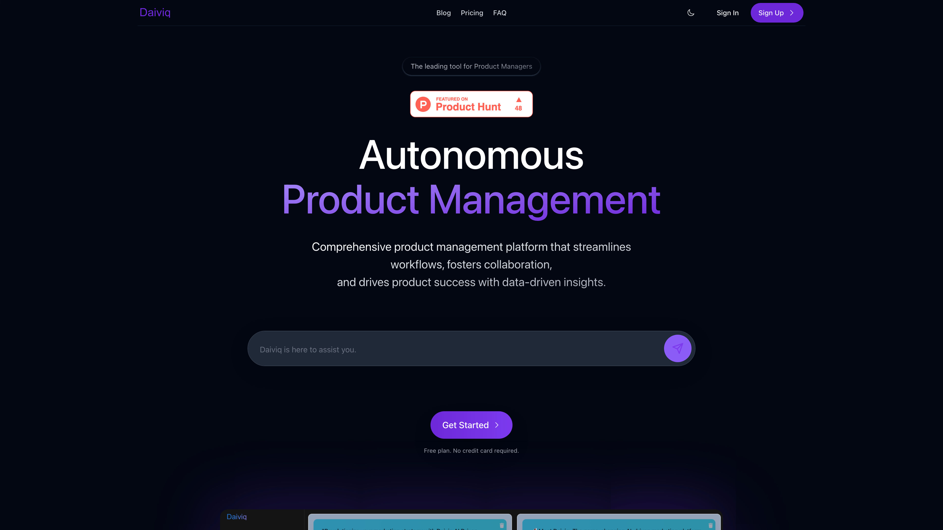 Daiviq - Autonomous Product Management