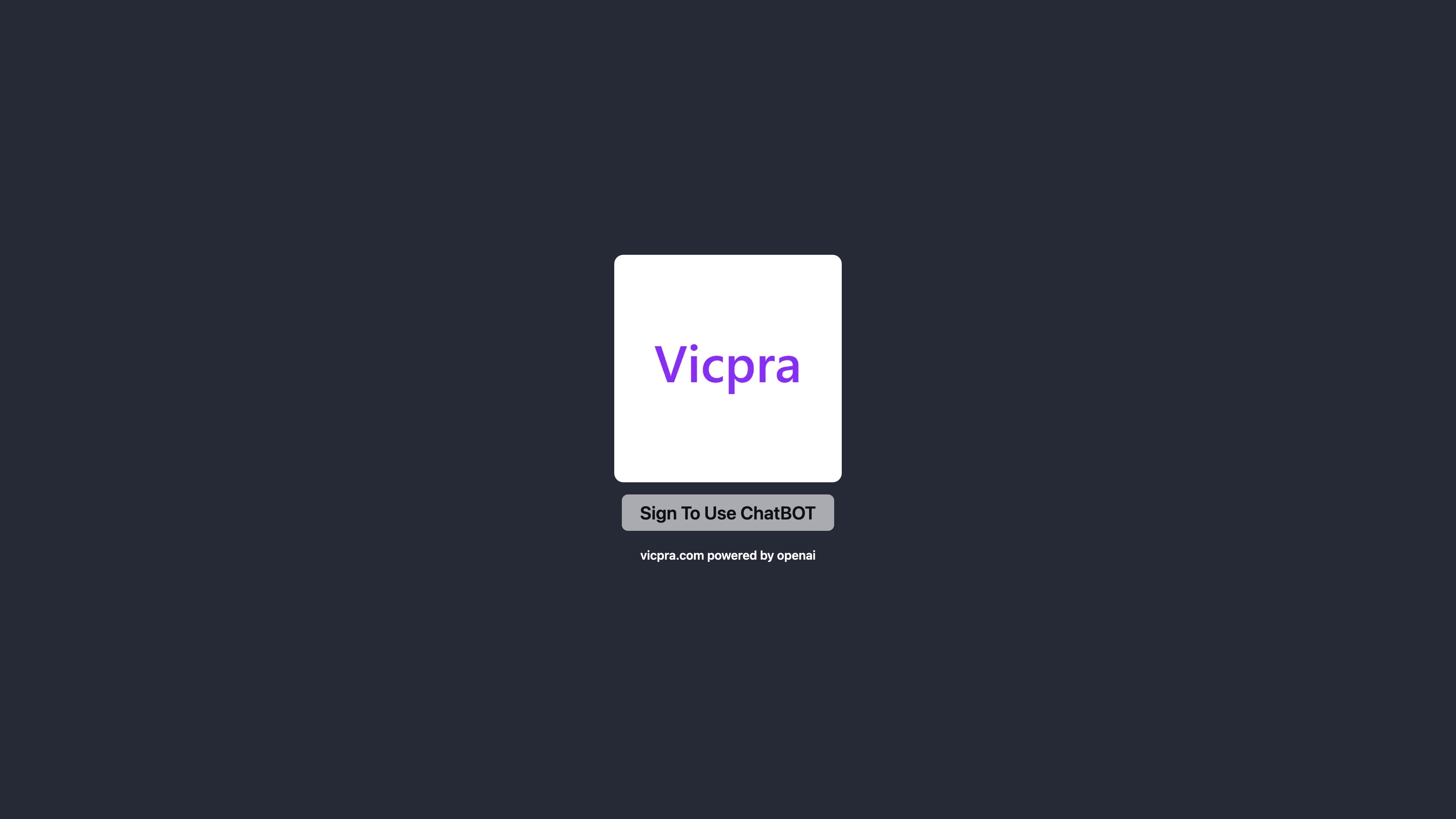 Vicpra Chatbot