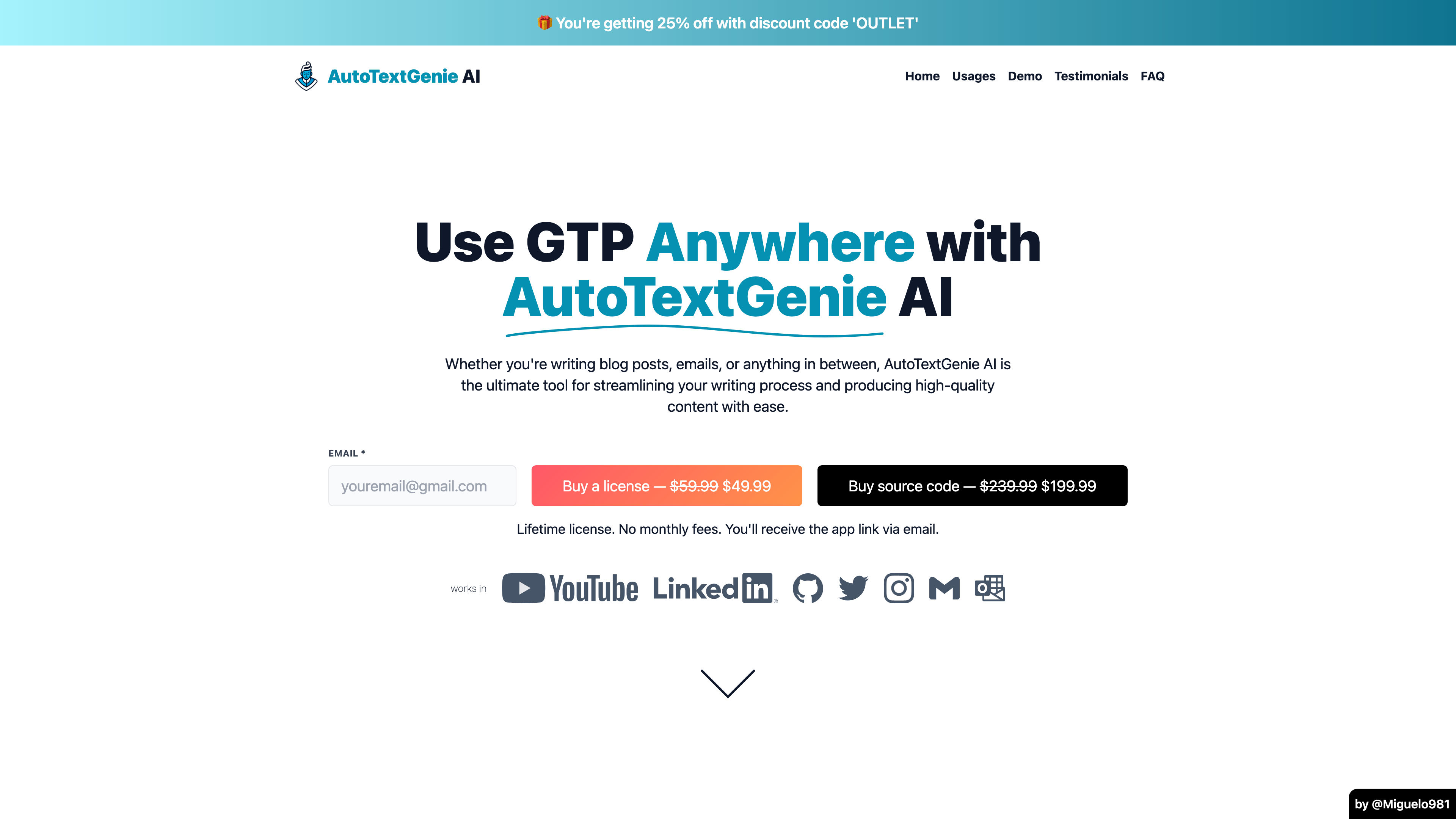 AutoTextGenie AI