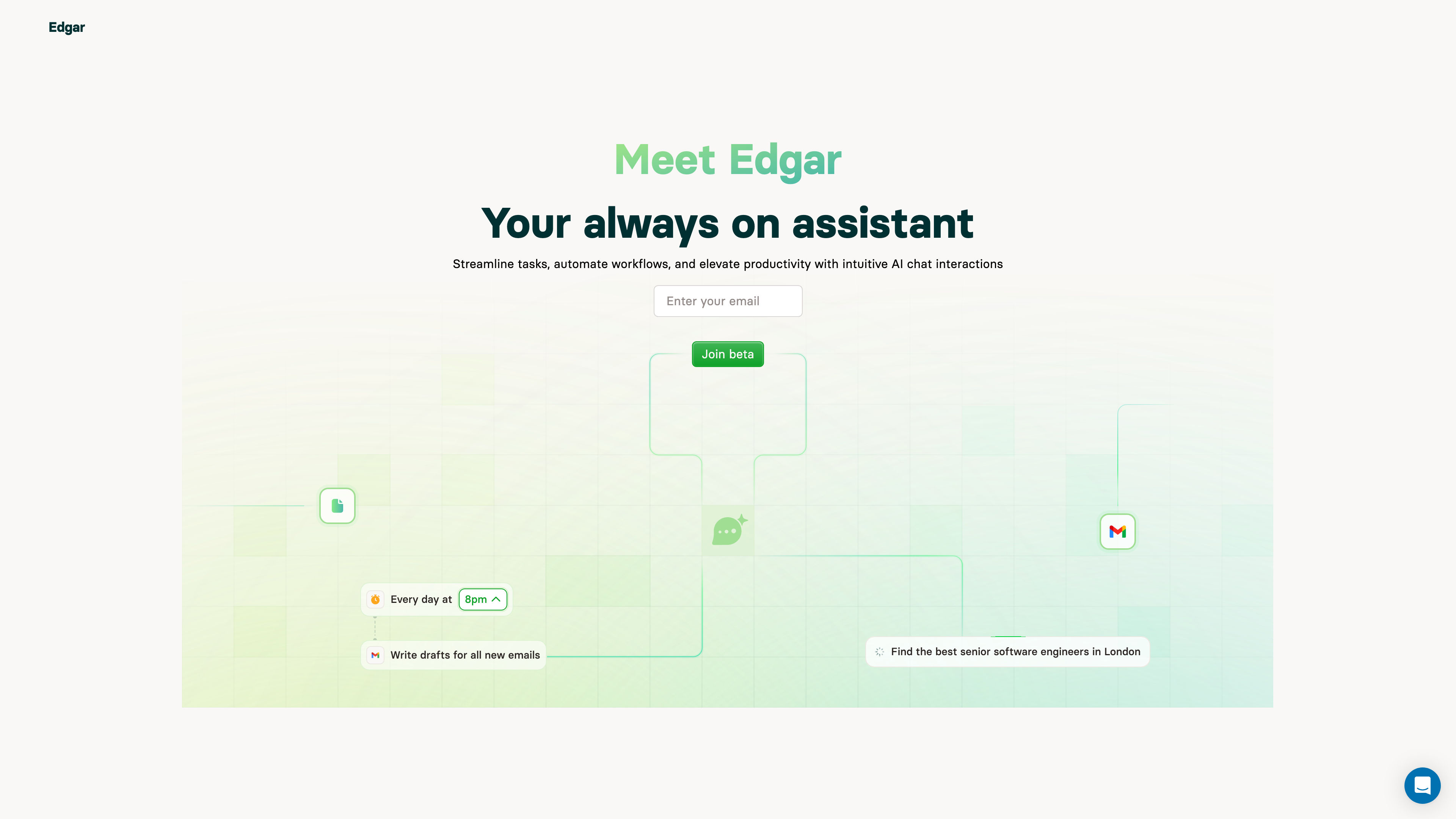 Edgar | Your AI personal assistant