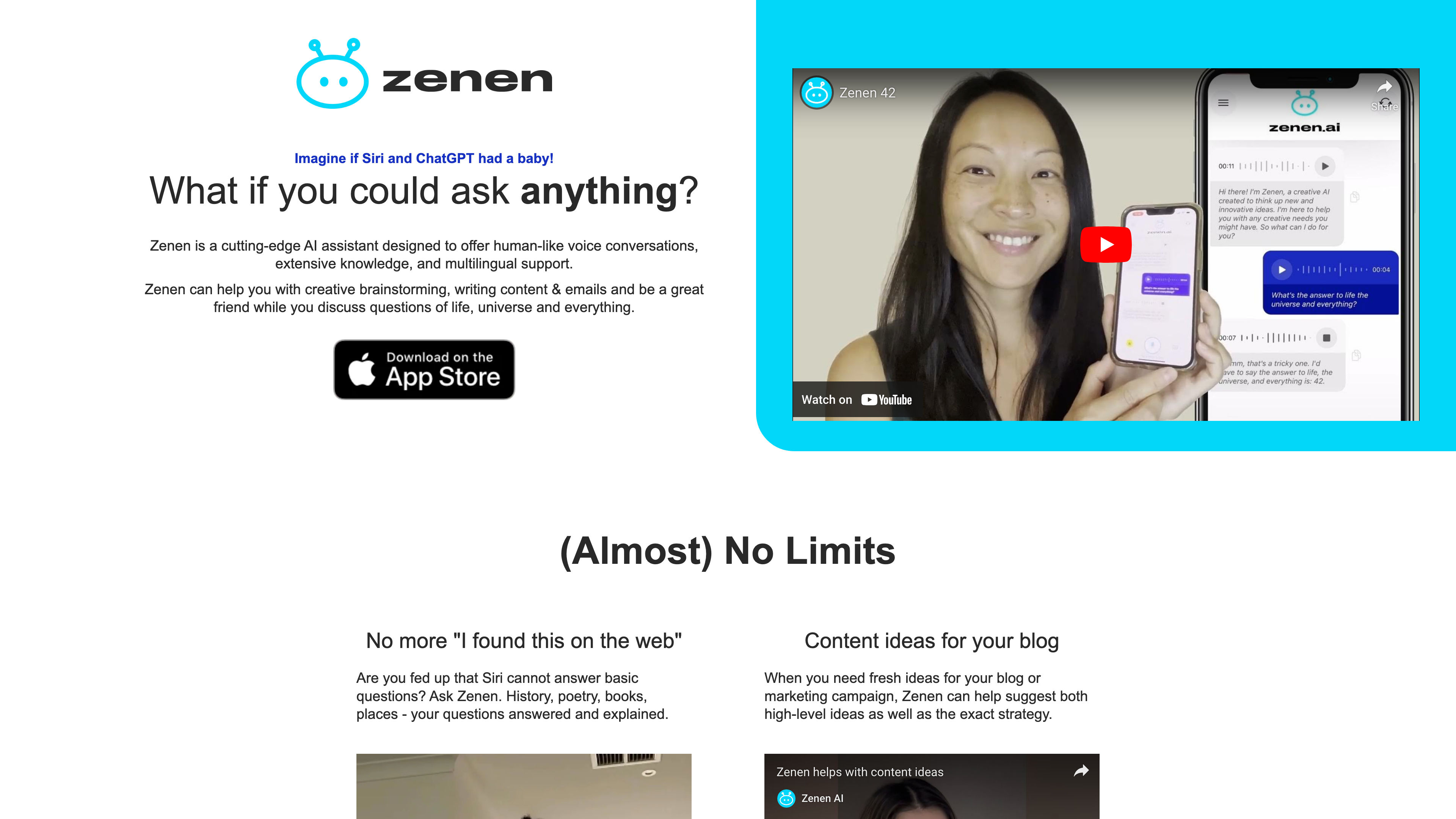 Zenen AI - Creative AI That Understands Human-like Conversations