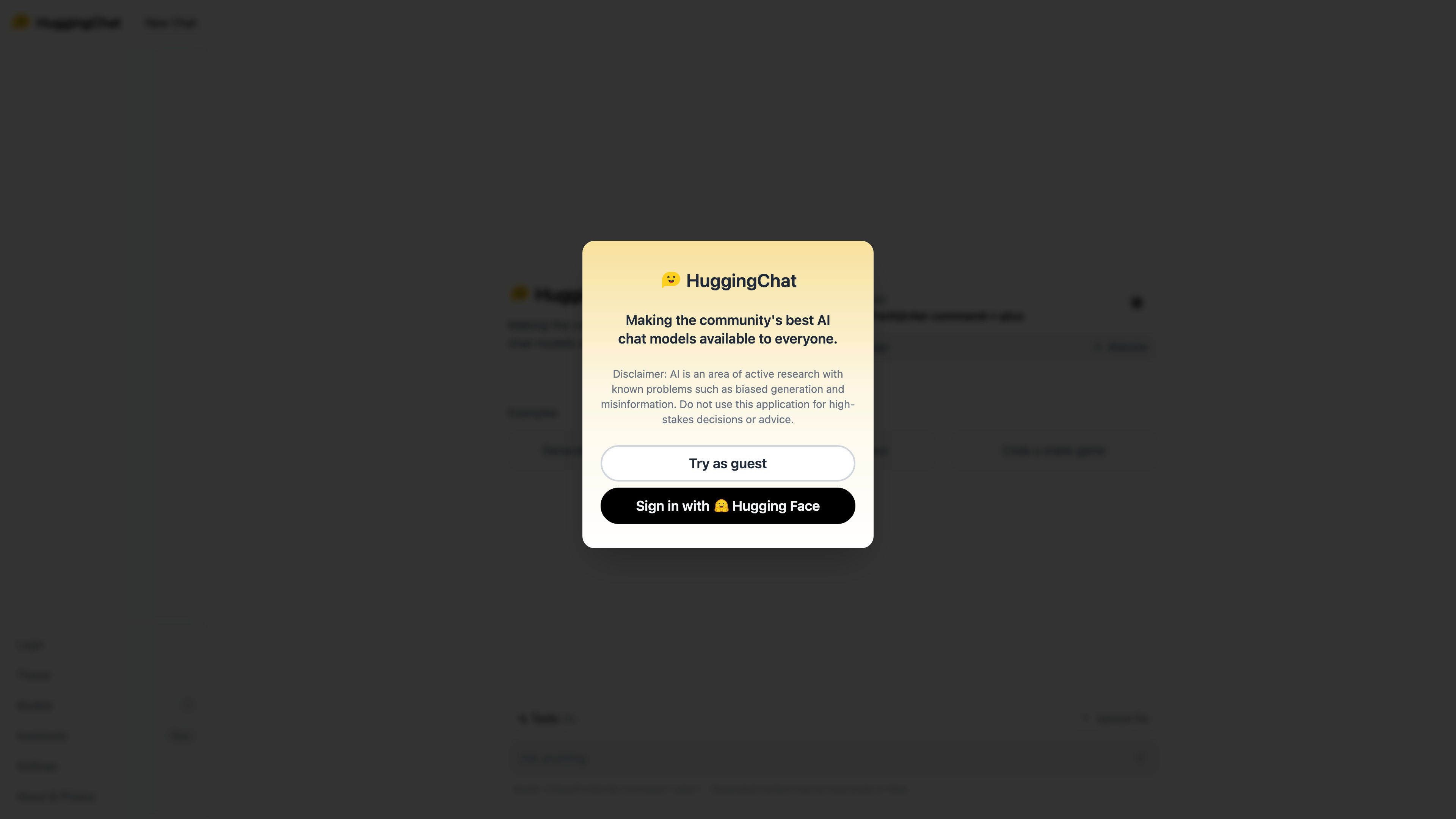 Huggingchat