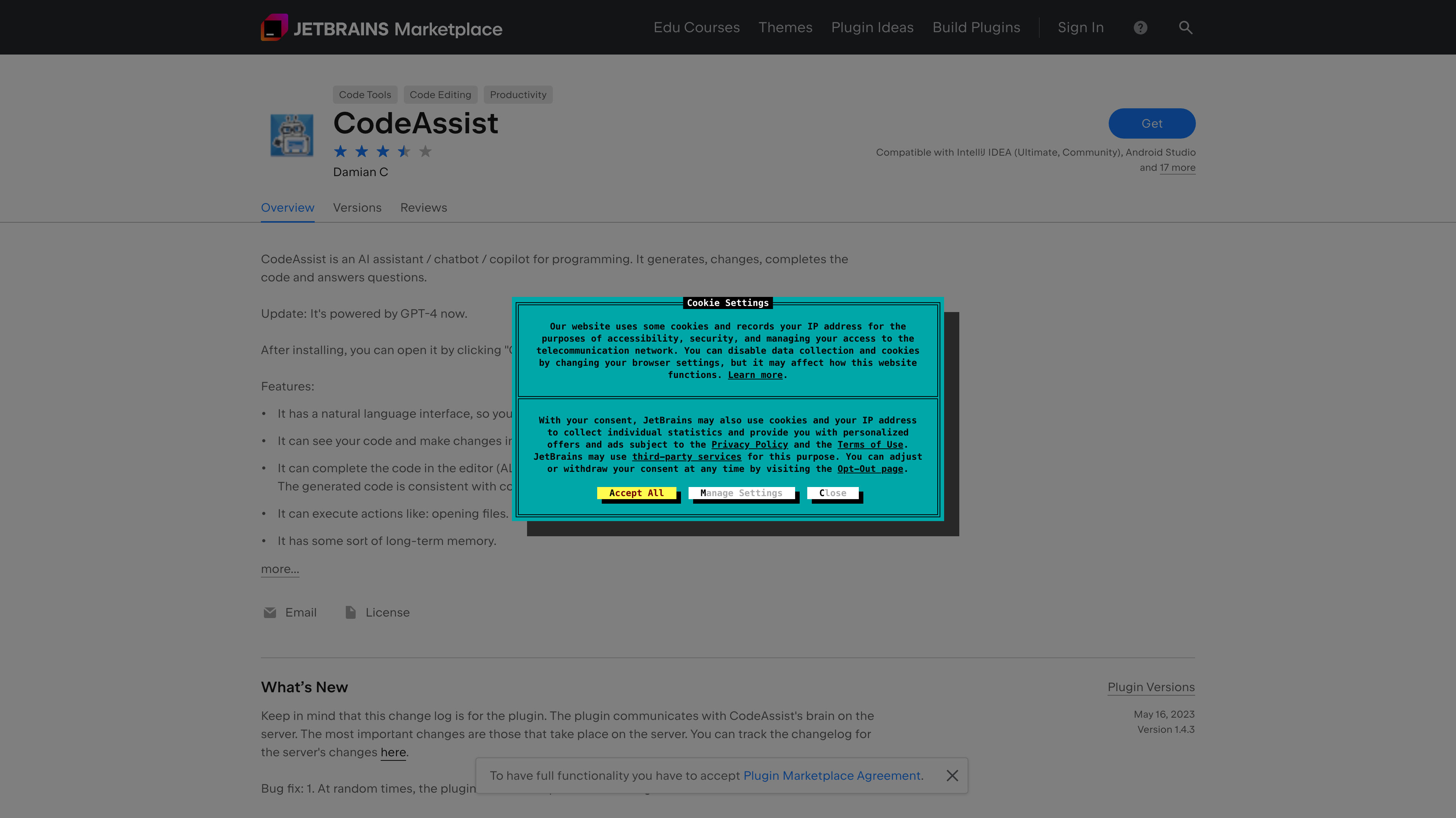 CodeAssist by Jet Brains