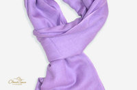 Gemstone Violet — Amethyst Pure Cashmere Scarf