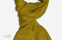 Harvest Gold — Mustard Pure Cashmere Scarf