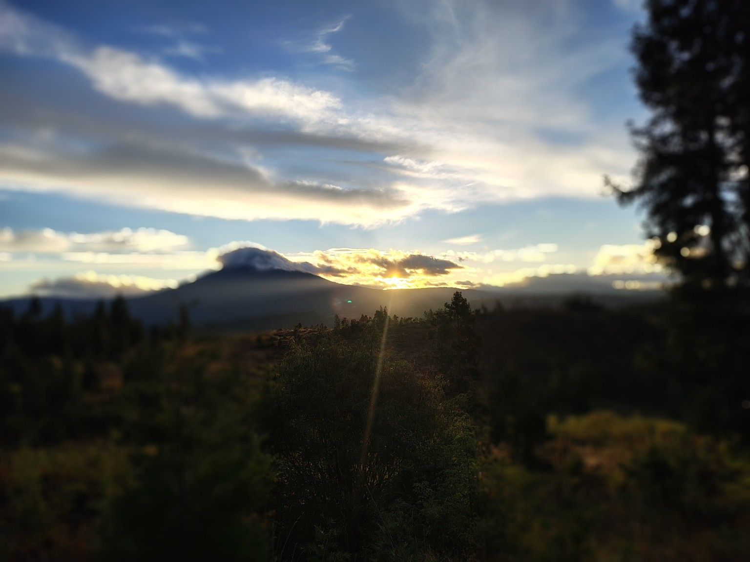 Mountain light in Southern Oregon