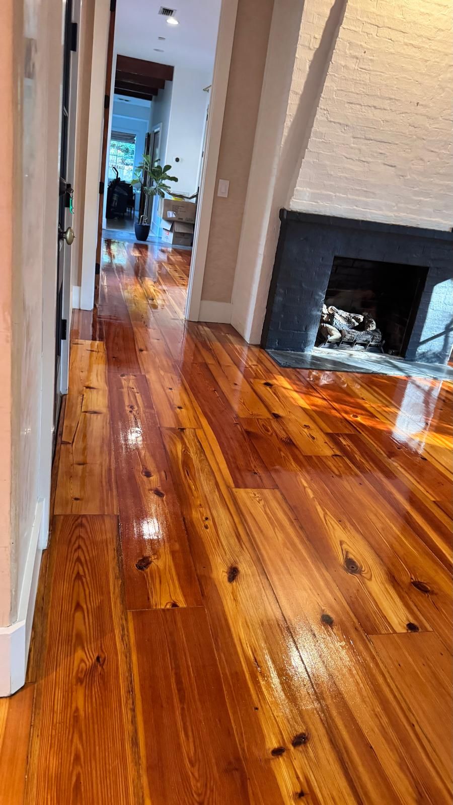 Heart Pine Refinish — Project 1