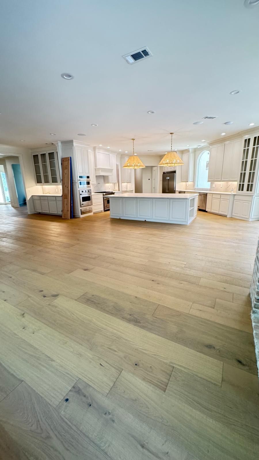 White Oak Glue-Down Installation