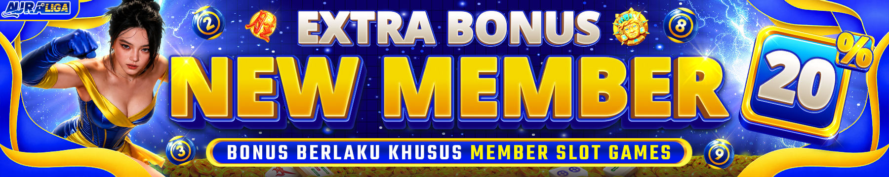 BONUS NEW MEMBER 20% AURALIGA