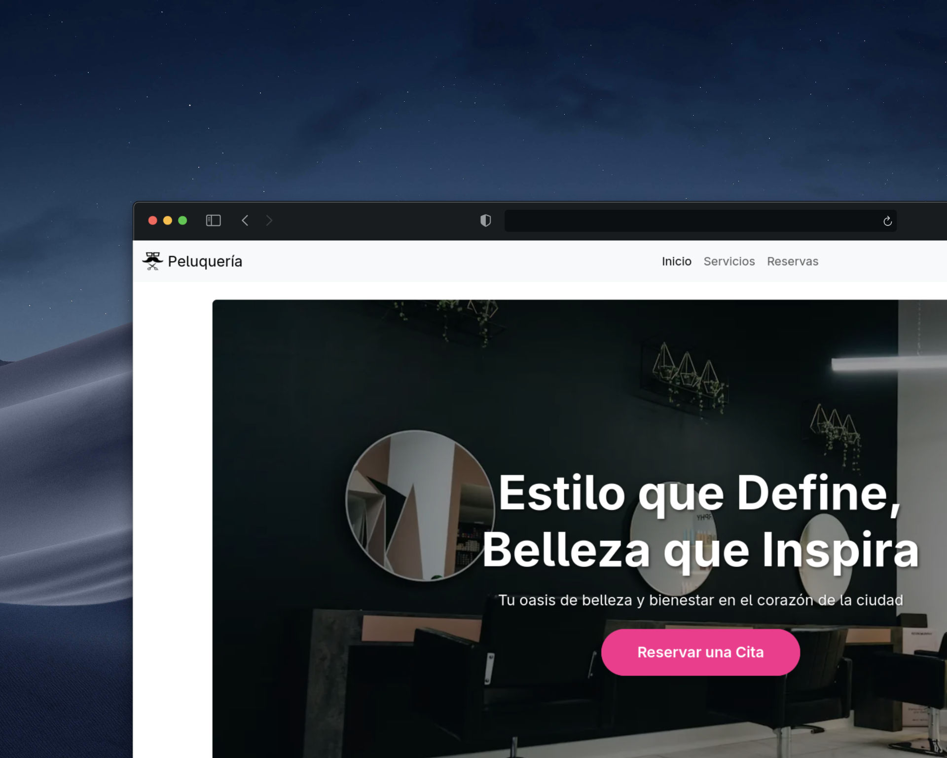 Reservas Peluquería