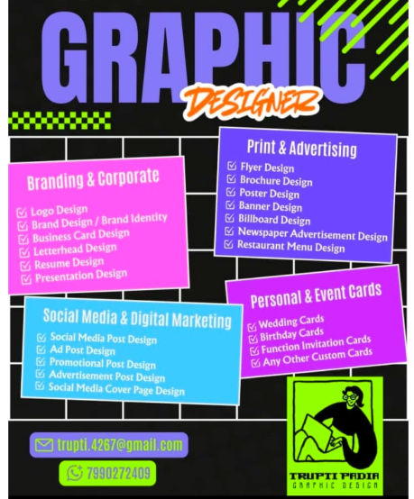 TRUPTI PADIA GRAPHIC DESIGN logo