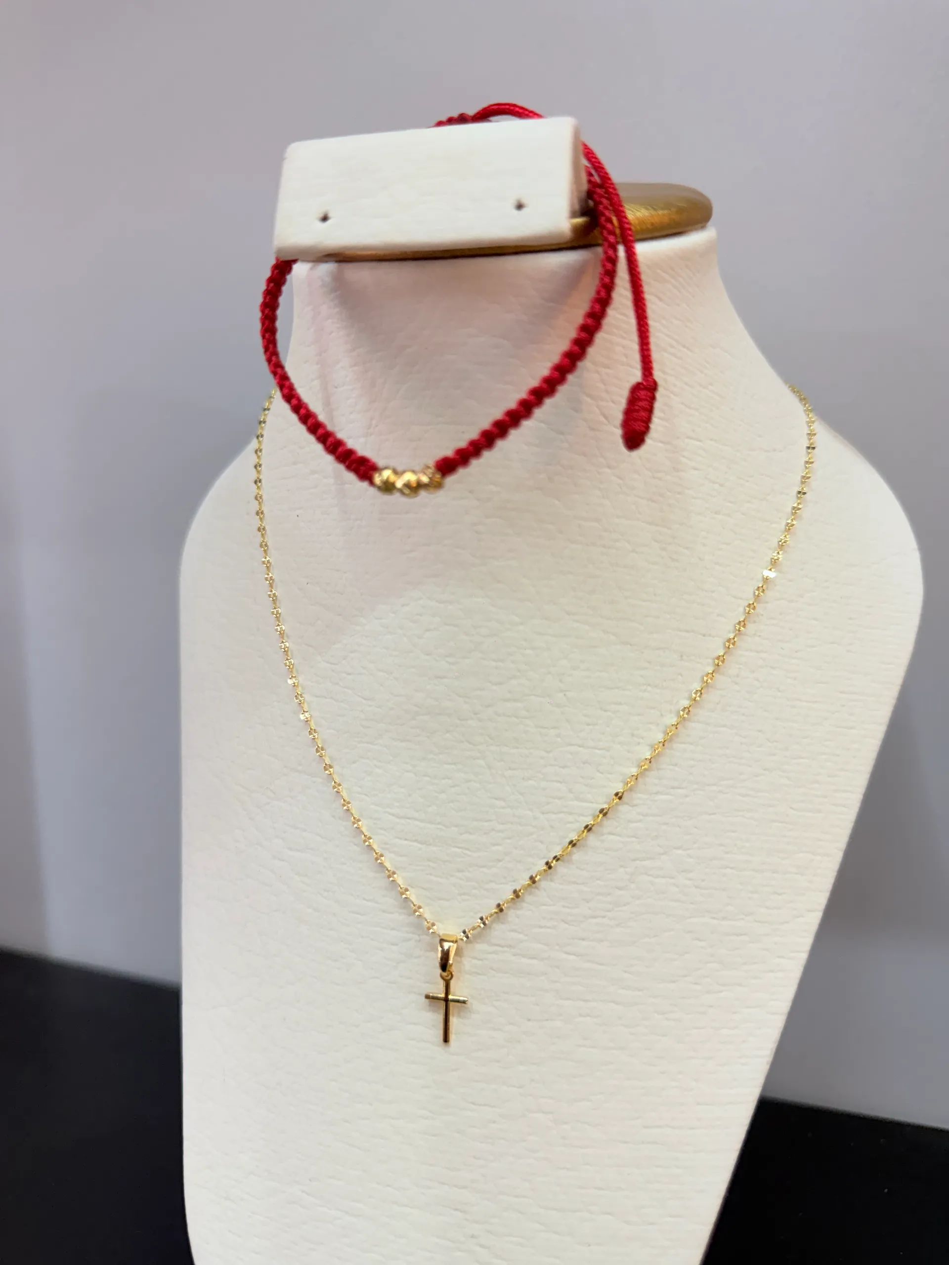 Promo Cadena Lluvia 45 cm y dije cruz